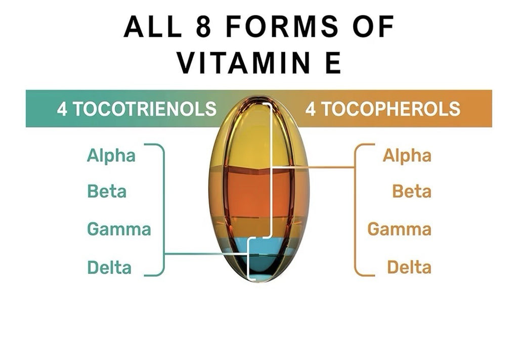 Procapsin Vitamin E T-8 With All 8 Tocopherols and Tocotrienols 180 Capsules