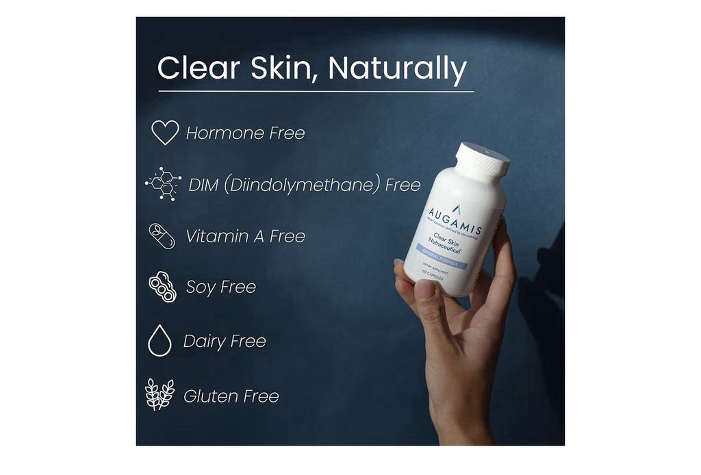 Augamis Clear Skin Nutraceutical Original Formula Acne Treatment 3 Pack
