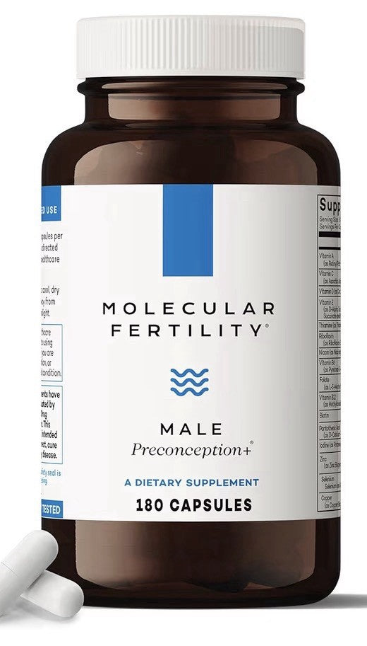 Molecular Fertility Male Preconception + Fertility Supplements For Men 180 Caps