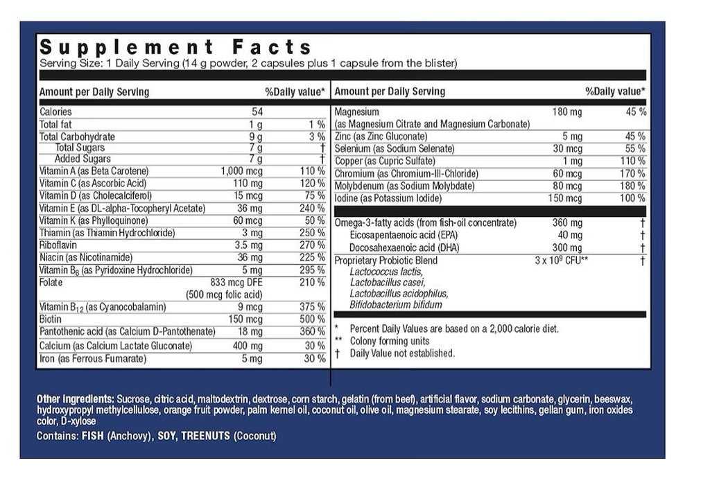 Orthomol Natal Contribute To Normal Fertility And  Reproduction 30 Daily Serving