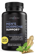 Livingood Daily Men's Hormone Support Supplement Testosterone Balance 120Capsule