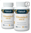 2 Pack Pattern Wellness Vitamin E 400 IU Supports Antioxidant Whole Body Health