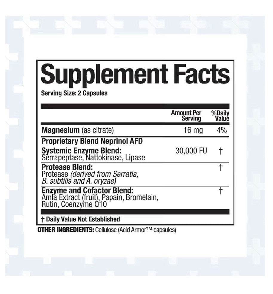Arthur Andrew Medical Neprinol AFD Fibrin Defense Multi Enzyme Blend 90 Capsules