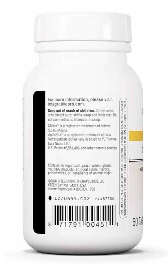 Integrative Therapeutics Curcumax Pro Movement Support Formula 60 Tablets