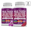 2 Pack NEW AGE Milk Thistle Chanca Piedra Beet Root Artichoke Tudca Dandelion
