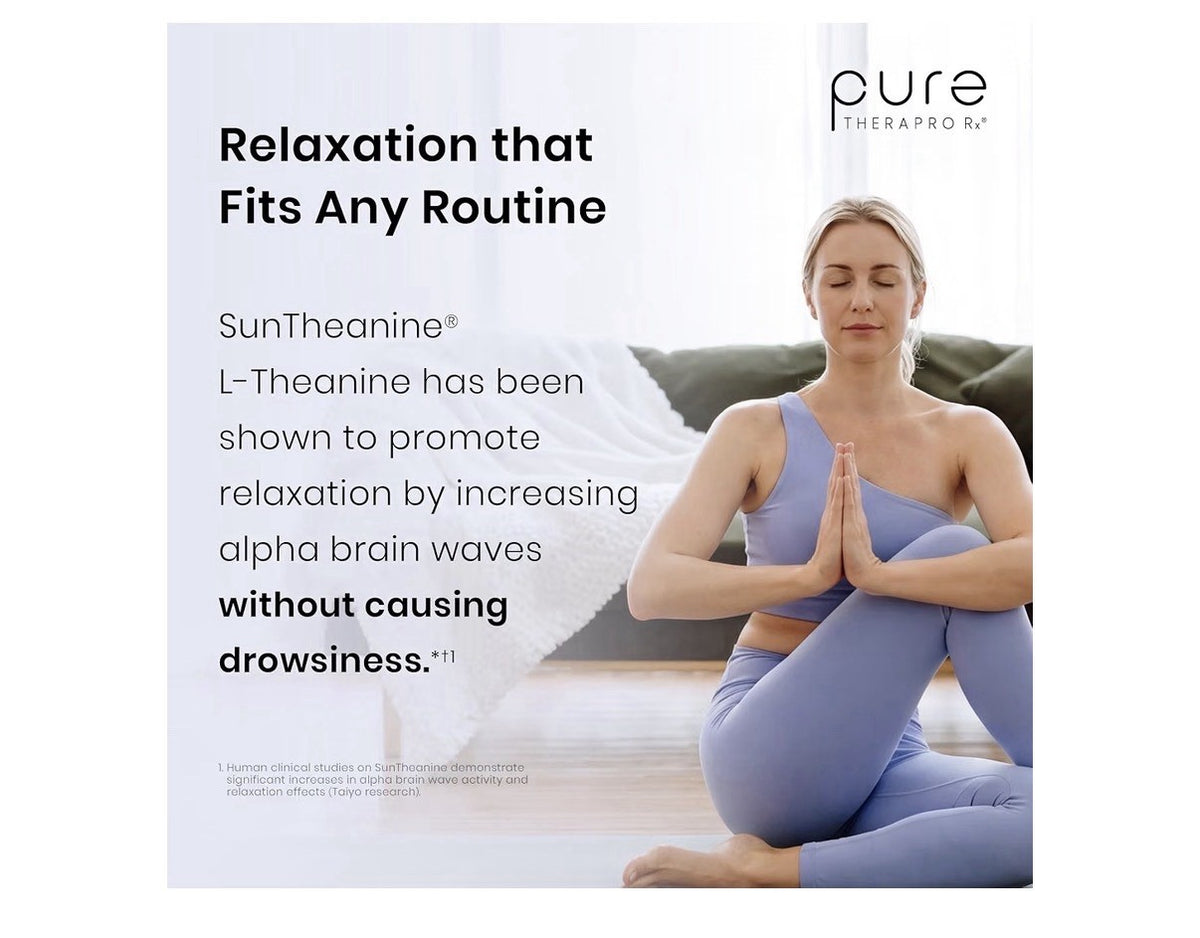 Pure Therapro Rx Just Relax Powder Promotes a Calm State of Body & Mind Cherry
