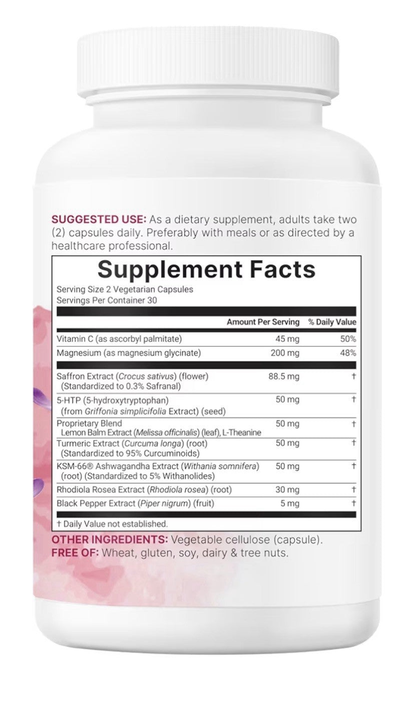 Micro Ingredients Saffron+ Advanced 88.5 mg Saffron Extract Per Serving 60 Caps