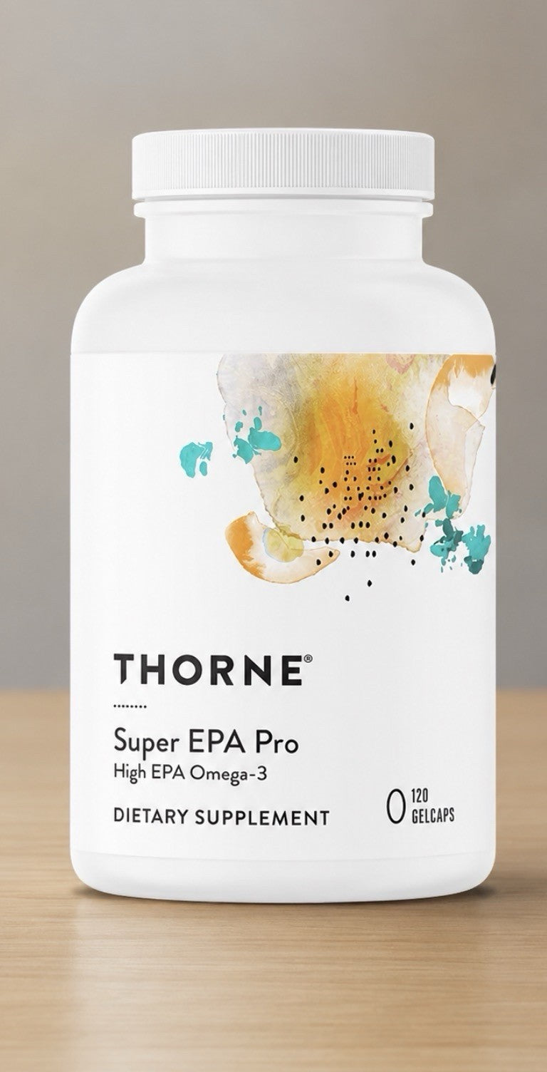 THORNE Super EPA Pro High EPA Omega 3 Dietary Supplement 120 Gelcaps