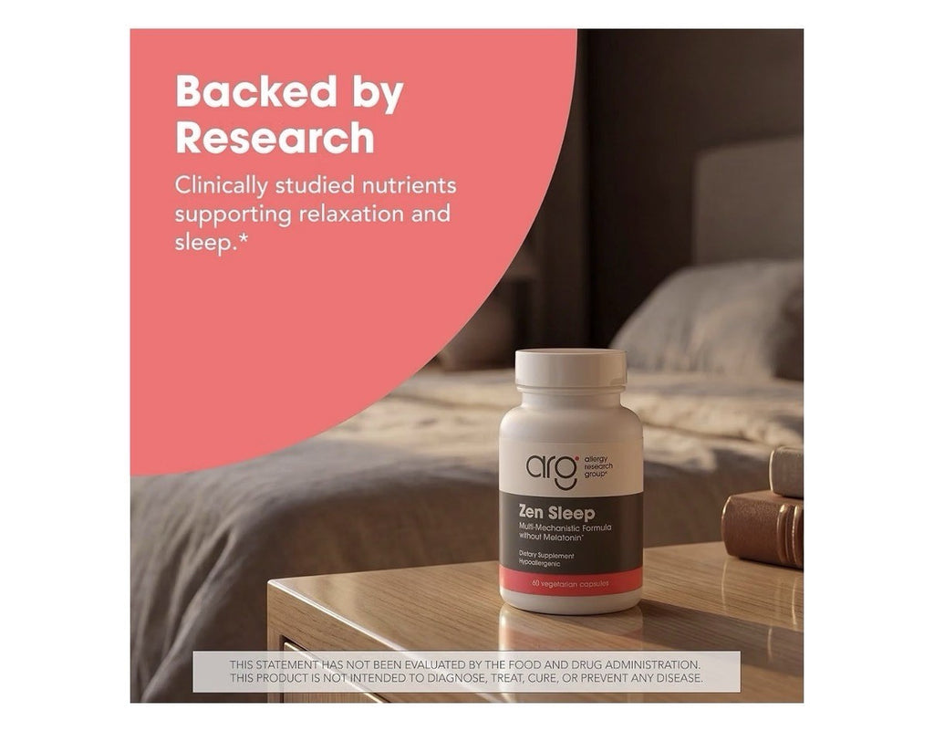 Allergy Research Group ARG Zen Sleep Supports Relaxation Natural Sleep 60capsule