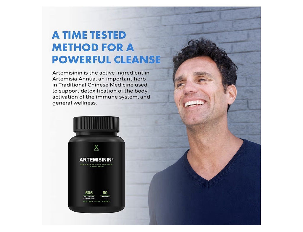 HUMANX Artemisinin+ Support Digestion Healthy Aging Immunity w/ Bioperine 60caps