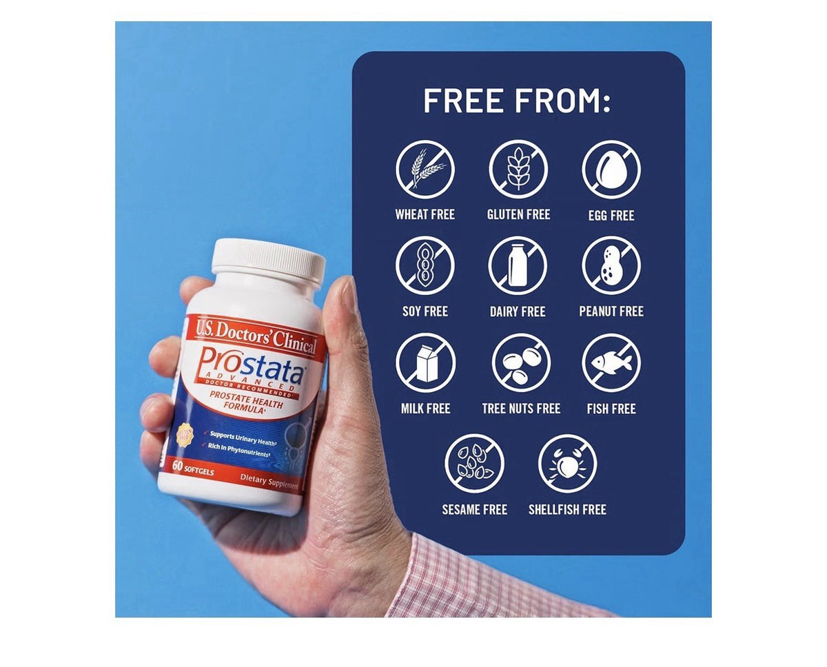 U.S. Doctors' Clinical Prostata Prostate Health Formula for Men 60 Softgels