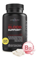Livingood Daily Iron Supplement for Women & Men Blood Support Formula 30 Capsule