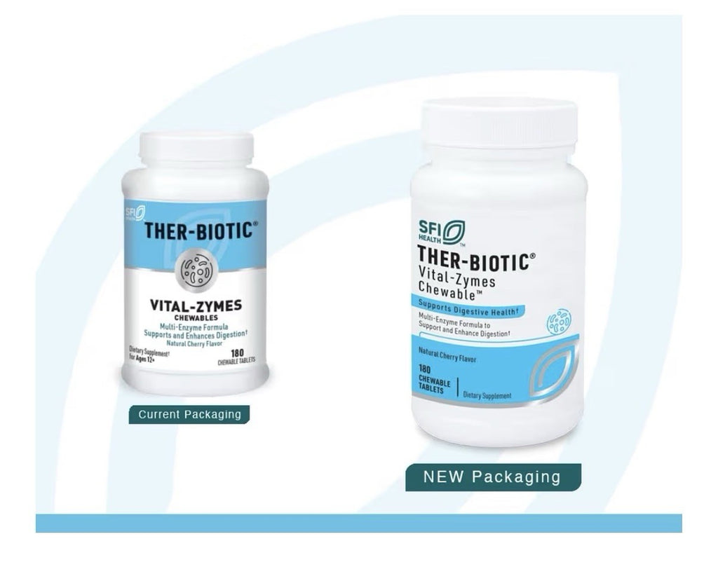 SFI Health Ther-Biotic Vital-Zymes Complete Multi Enzyme Digestive Health 120cap