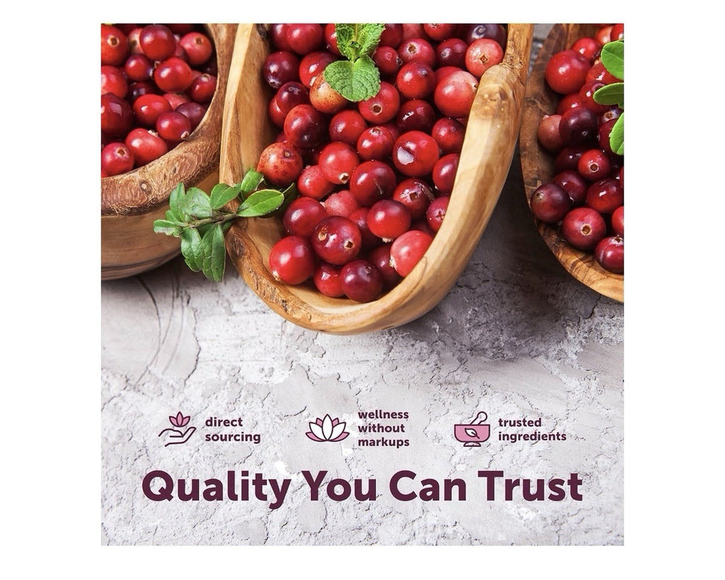 Micro Ingredients D Mannose 1,300mg Per Serving with Cranberry Probiotics 240cap