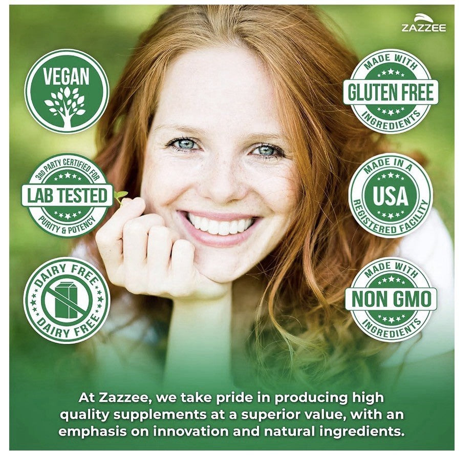 Zazzee Myo-Inositol Women’s Reproductive Health Healthy Ovarian Function 180caps