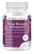 Body Kitchen Total Beauty Advanced 1000 mg OptiMSM Skin Hair Nail Support 90caps