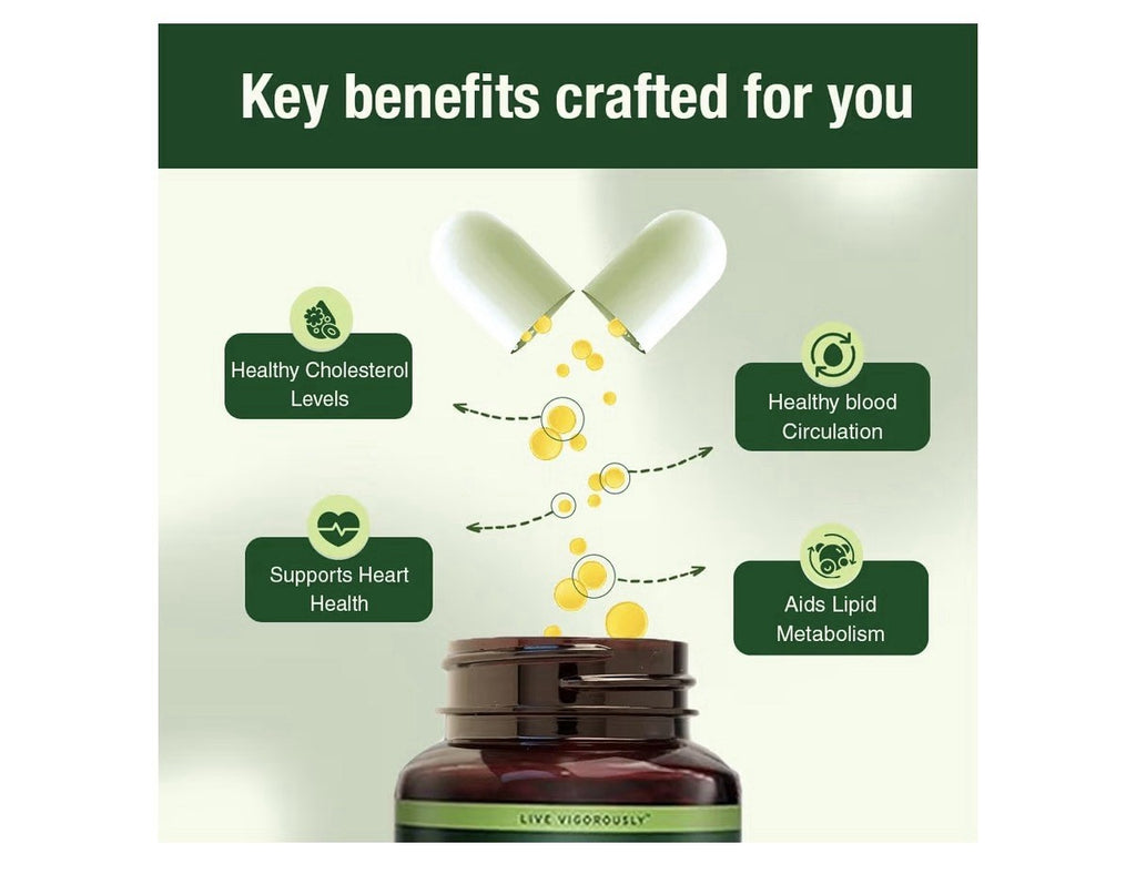 Kapiva Cholesterol Support Lowering Heart Health Supplement Plant Sterols 120cap